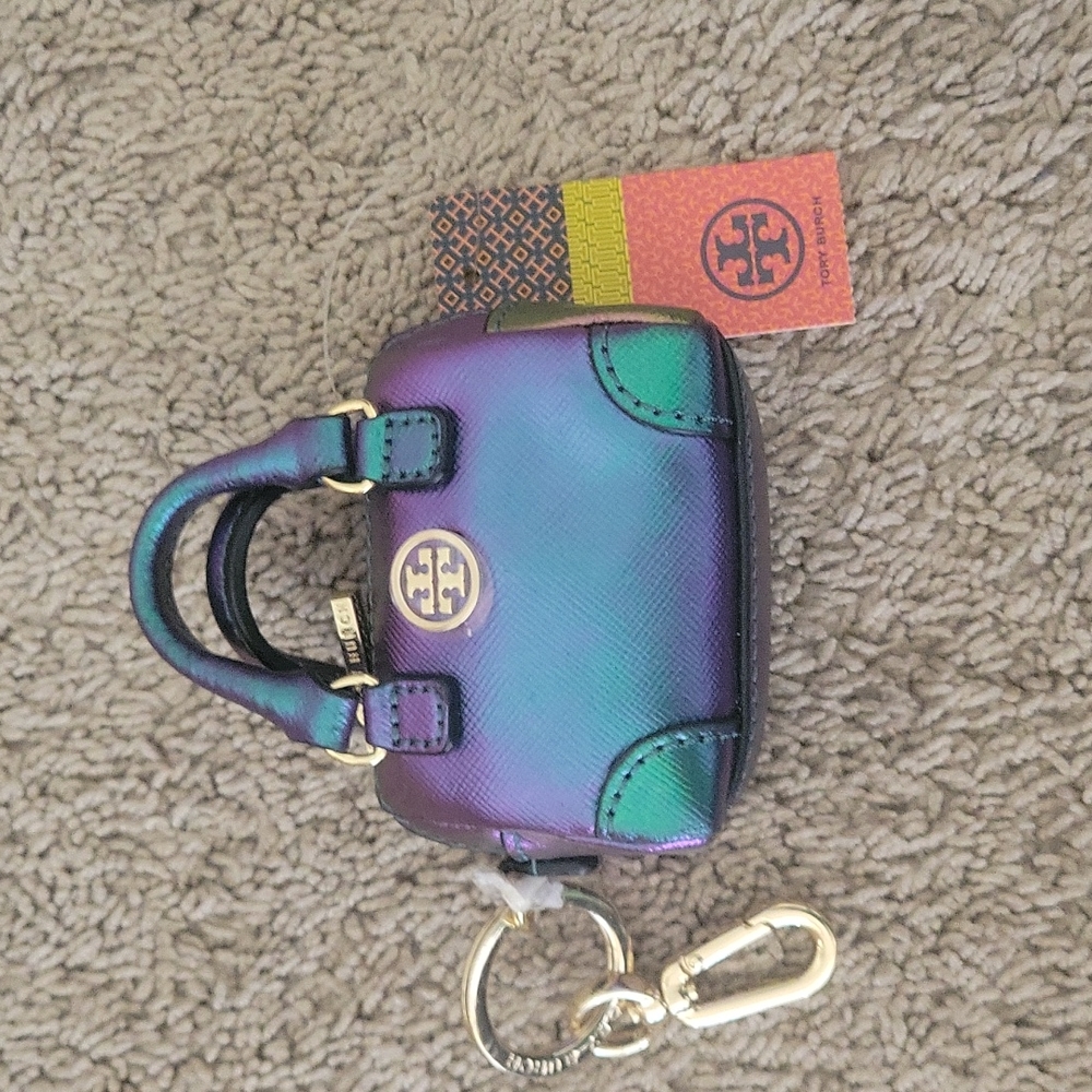 Tory Burch Middy Satchel KeyFOB